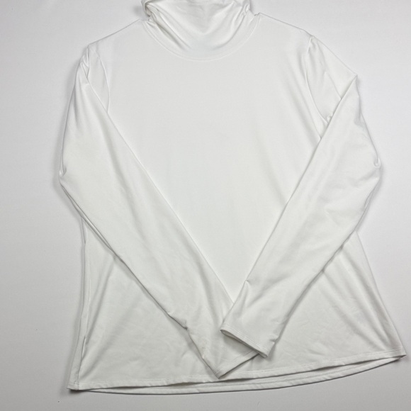 DSG Women's White Long Sleeve Turtleneck Top XXL - Picture 4 of 7